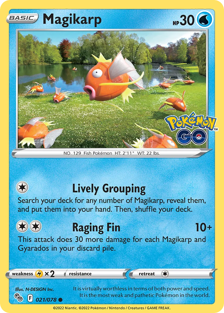 Magikarp 021 Pokemon GO