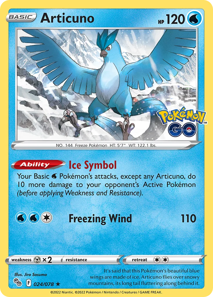 Articuno 024 Pokemon GO