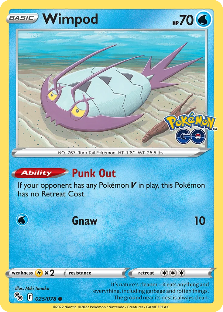 Wimpod 025 Pokemon GO