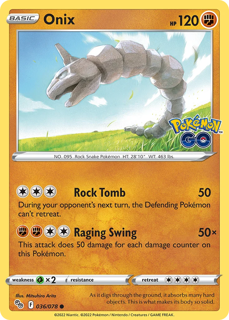 Onix 036 Pokemon GO