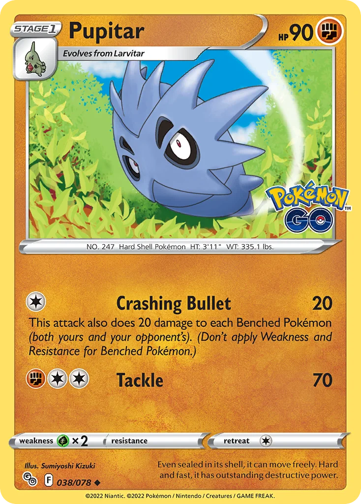 Pupitar 038 Pokemon GO