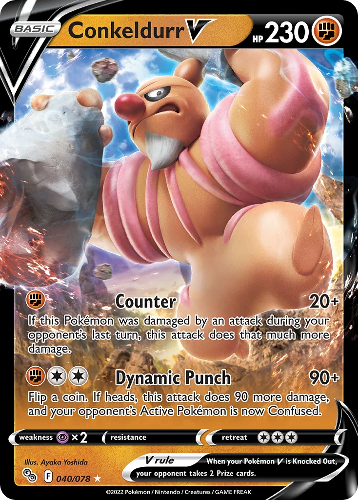 Conkeldurr V 040 Pokemon GO