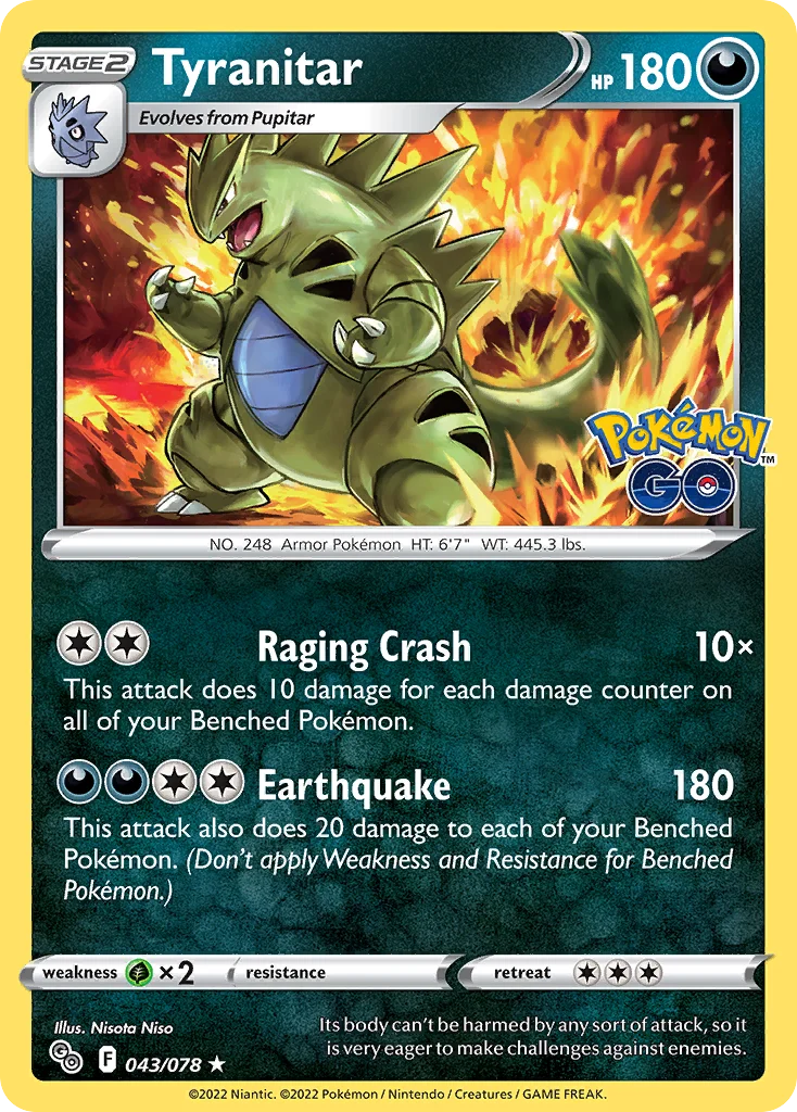 Tyranitar 043 Pokemon GO