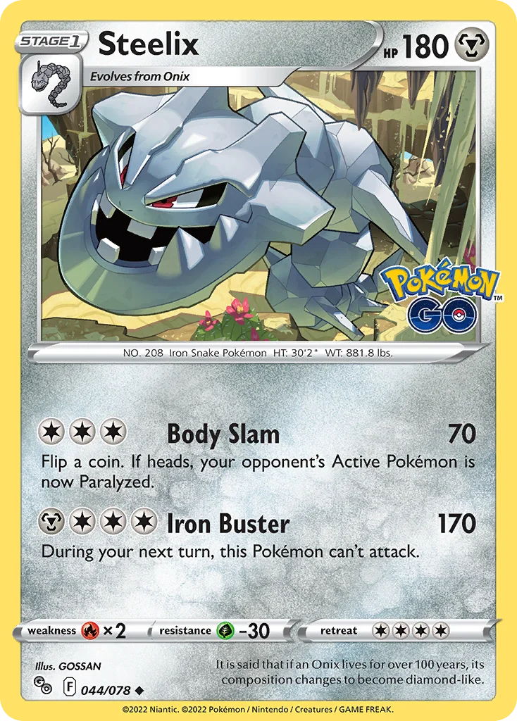 Steelix 044 Pokemon GO