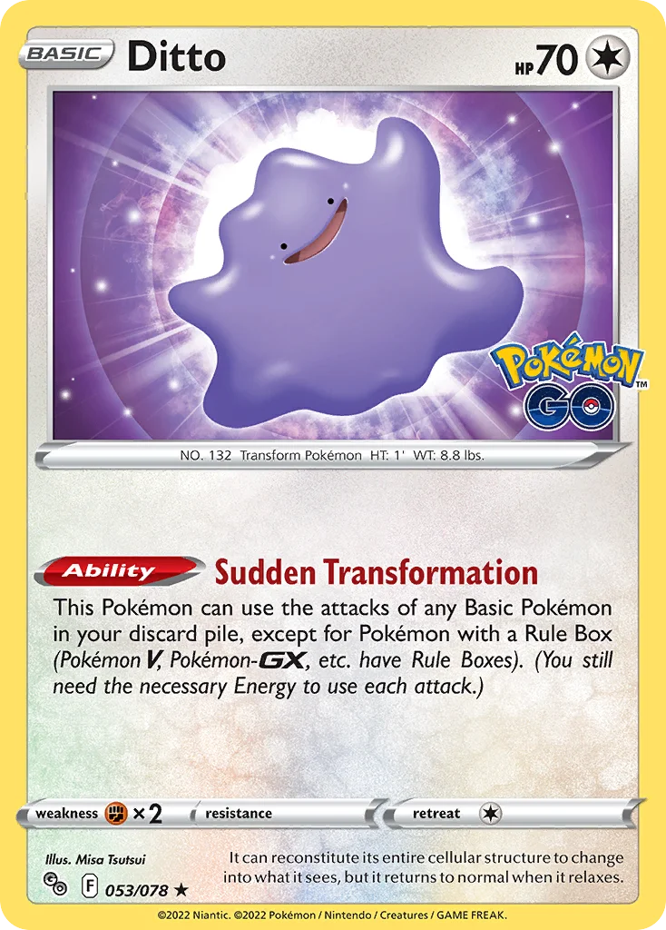 Ditto 053 Pokemon GO