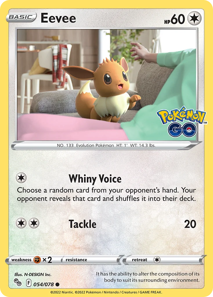 Eevee 054 Pokemon GO