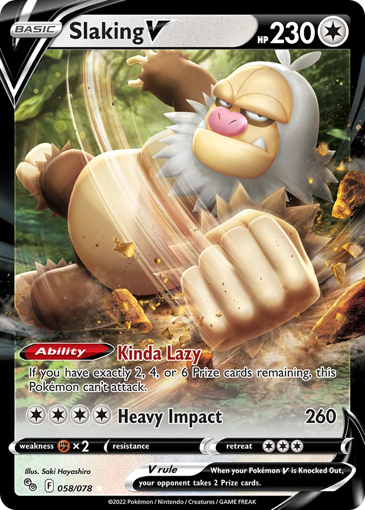 Slaking V 058 Pokemon GO