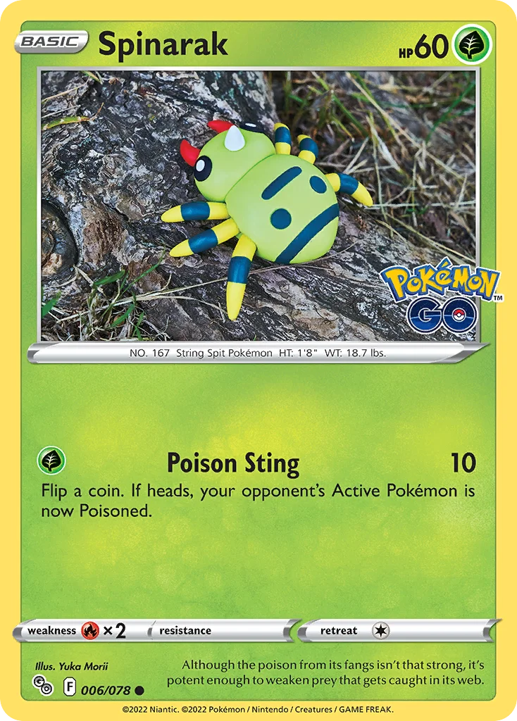 Spinarak 006 Pokemon GO