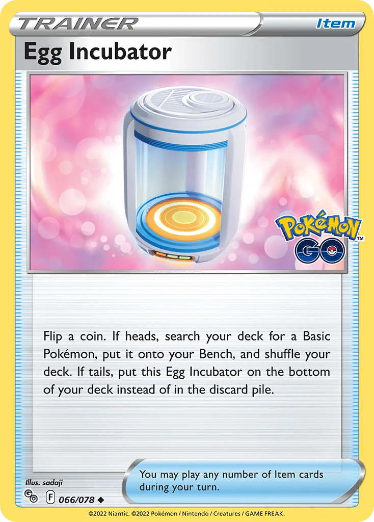 Egg Incubator 066 Pokemon GO