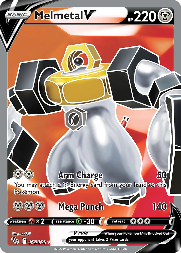 Melmetal V (Full Art) 075 Pokemon GO
