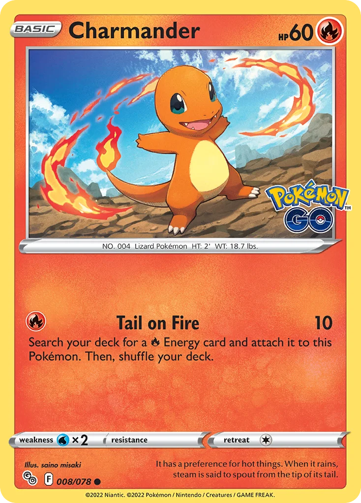 Charmander 008 Pokemon GO