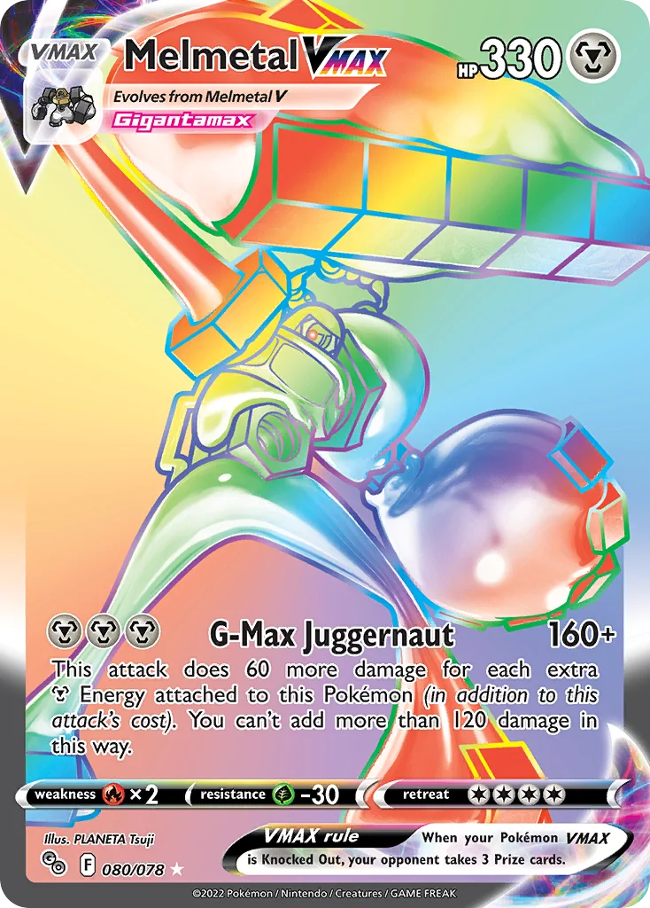 Melmetal VMAX (Secret) 080 Pokemon GO