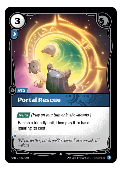 Portal Rescue OGN-102 Riftbound TCG
