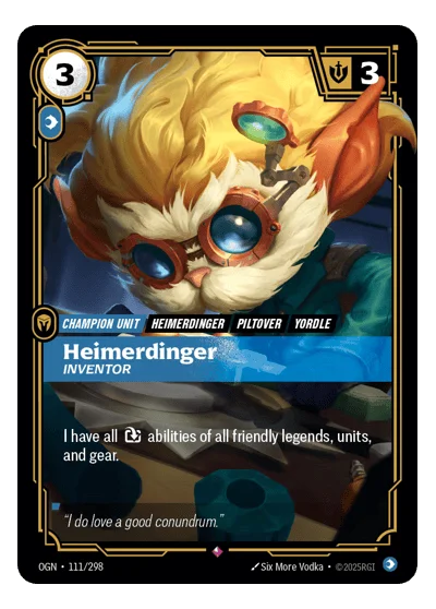 Heimerdinger, Inventor OGN-111 Riftbound TCG