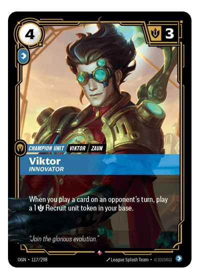 Viktor, Innovator OGN-117 Riftbound TCG