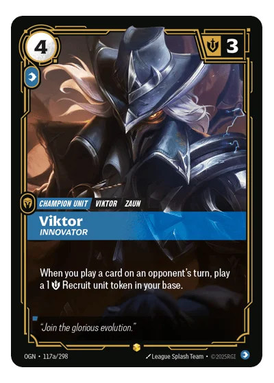Viktor, Innovator OGN-117a Riftbound TCG