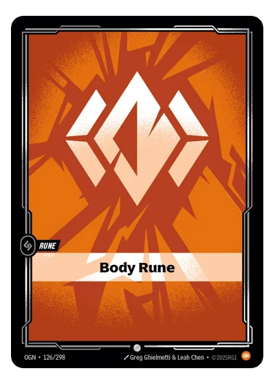 Body Rune OGN-126 Riftbound TCG