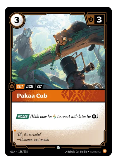 Pakaa Cub OGN-135 Riftbound TCG