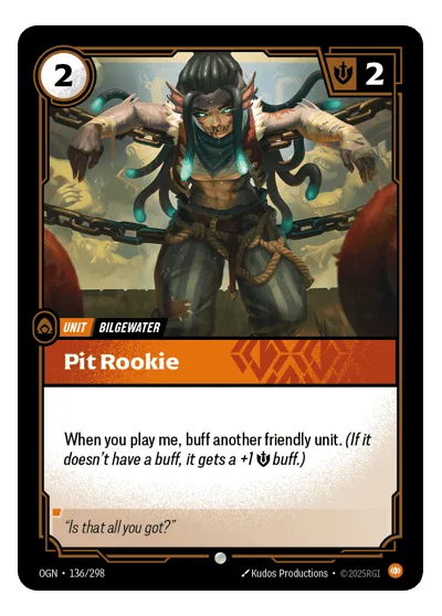 Pit Rookie OGN-136 Riftbound TCG