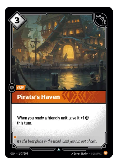 Pirate's Haven OGN-143 Riftbound TCG