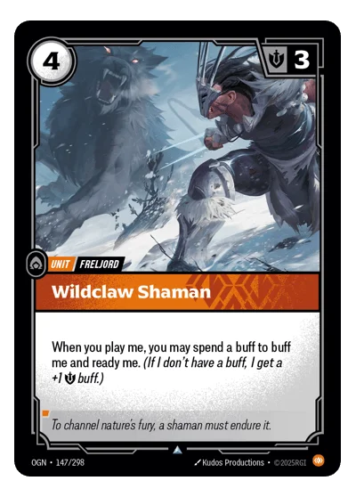 Wildclaw Shaman OGN-147 Riftbound TCG