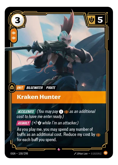 Kraken Hunter OGN-150 Riftbound TCG