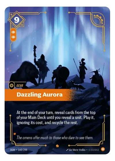 Dazzling Aurora OGN-160 Riftbound TCG