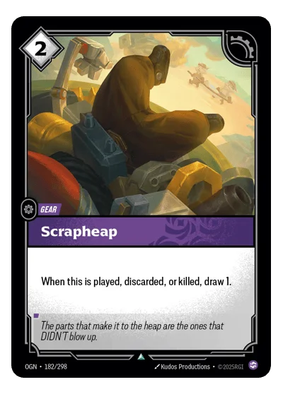 Scrapheap OGN-182 Riftbound TCG