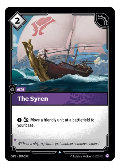 The Syren OGN-184 Riftbound TCG