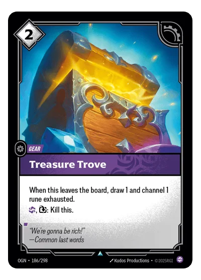 Treasure Trove OGN-186 Riftbound TCG
