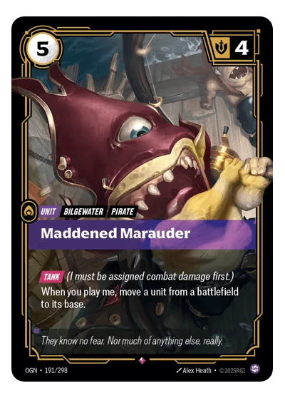 Maddened Marauder OGN-191 Riftbound TCG