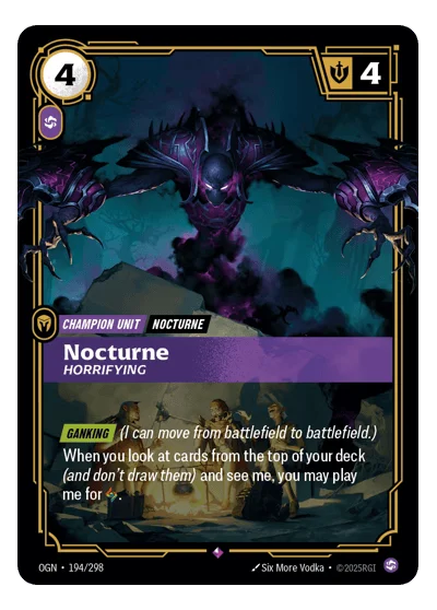 Nocturne, Horrifying OGN-194 Riftbound TCG