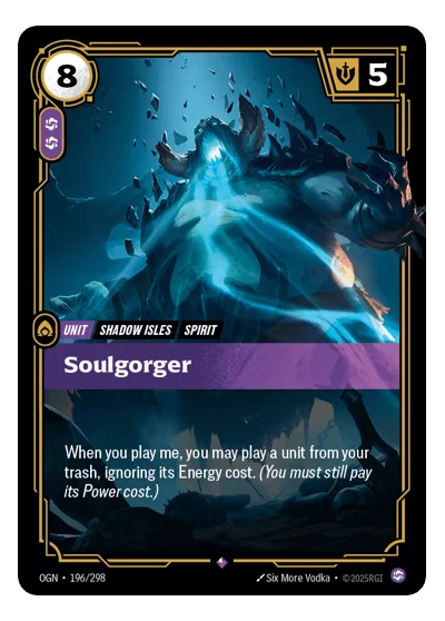 Soulgorger OGN-196 Riftbound TCG