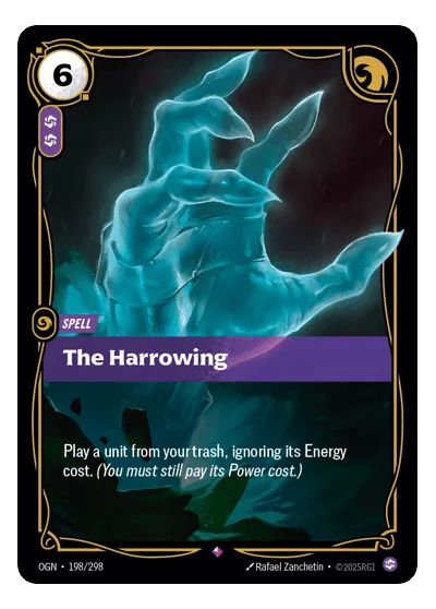The Harrowing OGN-198 Riftbound TCG
