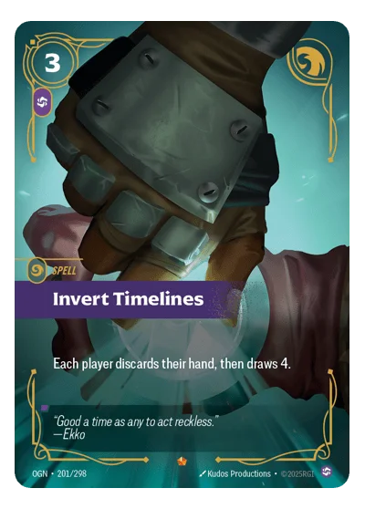 Invert Timelines OGN-201 Epic Origins Riftbound TCG Card