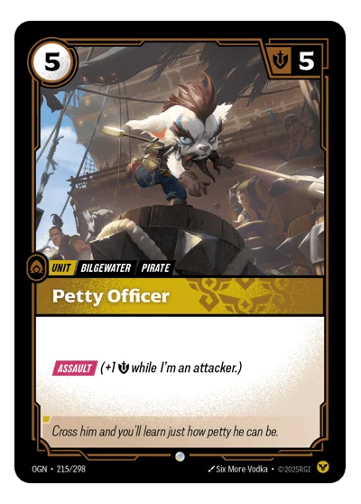 Petty Officer OGN-215 Riftbound TCG