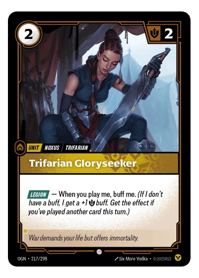 Trifarian Gloryseeker OGN-217 Riftbound TCG
