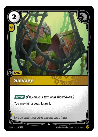 Salvage OGN-224 Riftbound TCG