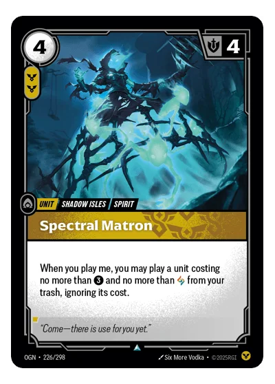 Spectral Matron OGN-226 Riftbound TCG