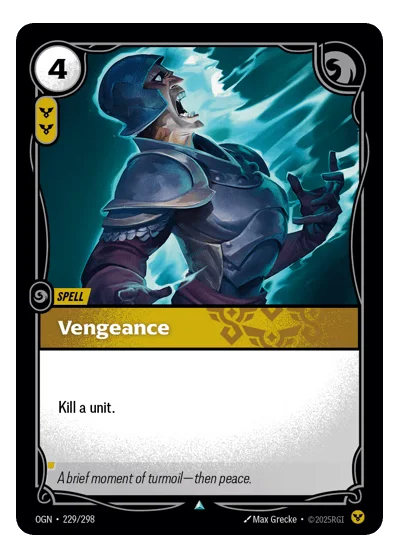 Vengeance OGN-229 Riftbound TCG