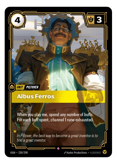 Albus Ferros OGN-230 Riftbound TCG