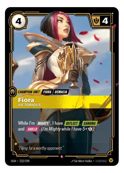 Fiora, Victorious OGN-232 Riftbound TCG