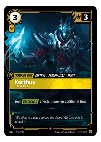 Karthus, Eternal OGN-236 Riftbound TCG