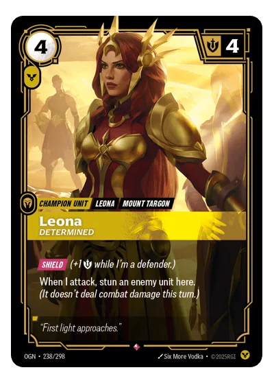 Leona, Determined OGN-238 Riftbound TCG