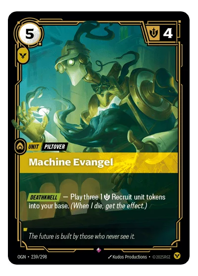 Machine Evangel OGN-239 Riftbound TCG