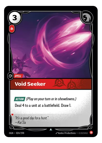 Void Seeker OGN-24 Riftbound TCG