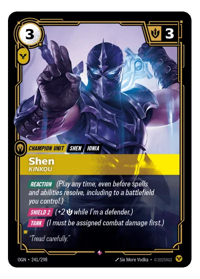 Shen, Kinkou OGN-241 Riftbound TCG