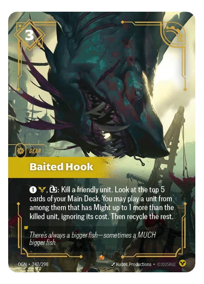 Baited Hook OGN-242 Riftbound TCG