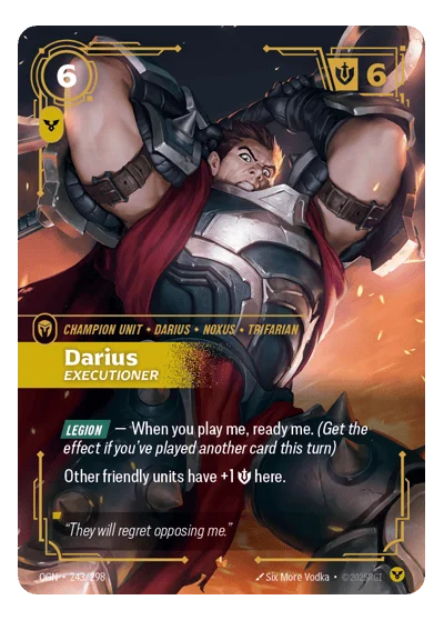 Darius, Executioner OGN-243 Epic Origins Riftbound TCG Card