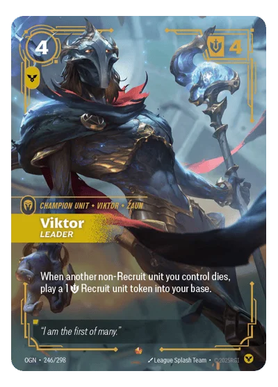 Viktor, Leader OGN-246 Epic Origins Riftbound TCG Card